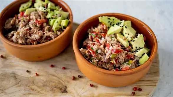 Ceviche z tuńczyka w puszce
