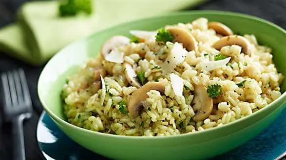 Risotto z pieczarkami