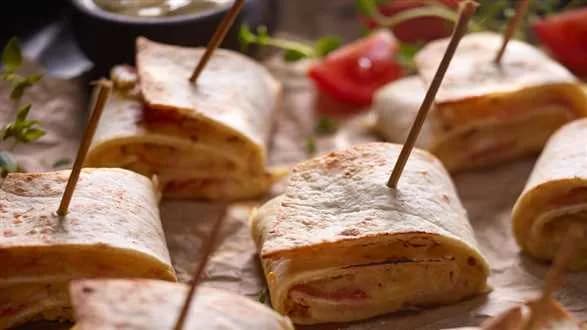 Zapiekane roladki z tortilli