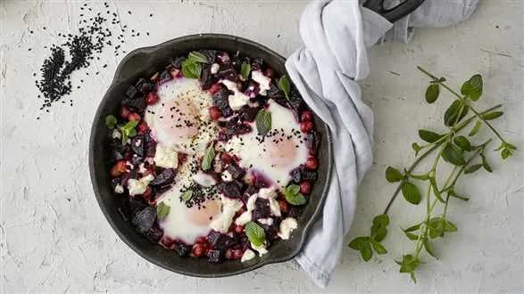 Szakszuka z burakami