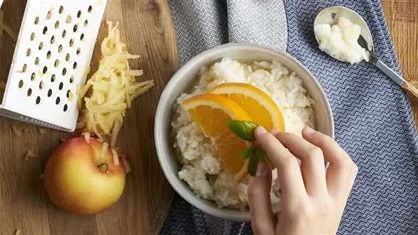 Kleik ryżowy z jabłkiem