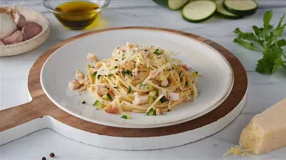 Fit makaron à la carbonara