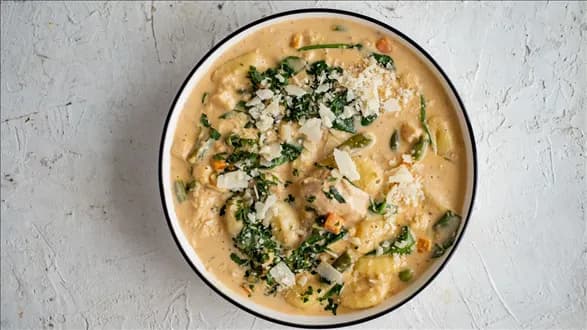 Gnocchi z kurczakiem i warzywami