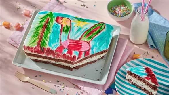 Kakaowo-śmietankowe ciasto puzzle