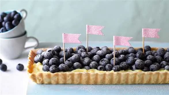 Tarta cytrynowa z jagodami