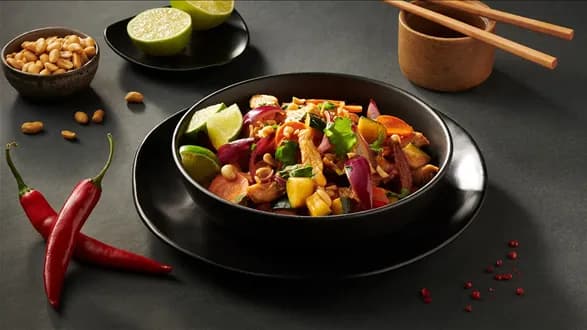 Stir fry z indyka z warzywami