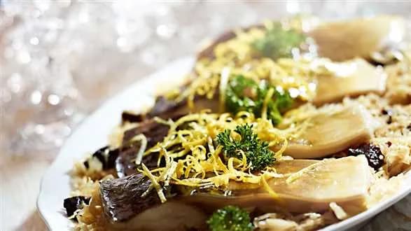 Karp duszony w kiszonej kapuście