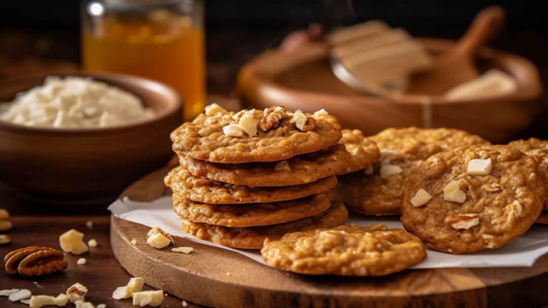 Ciastka masło orzechy owsiane - przepis, smaczne i zdrowe