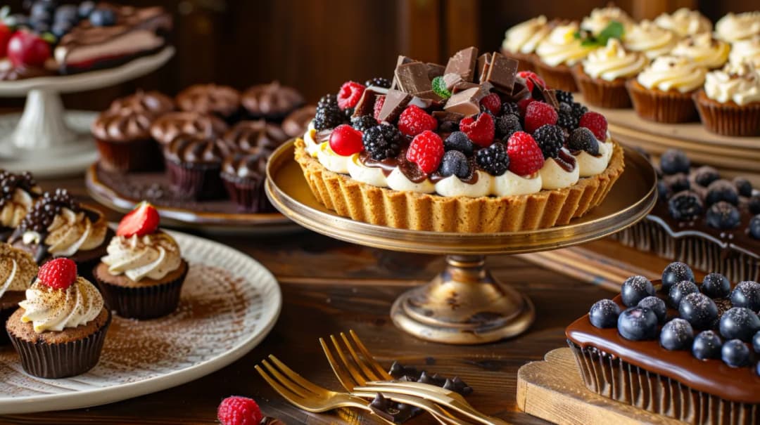 Desery z musem czekoladowym: ciasta, torty, tarty, praliny