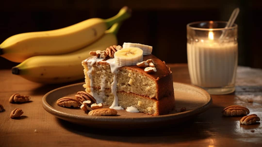 Ciasto bananowe orzechowe - przepis na pyszne ciasto z bananami