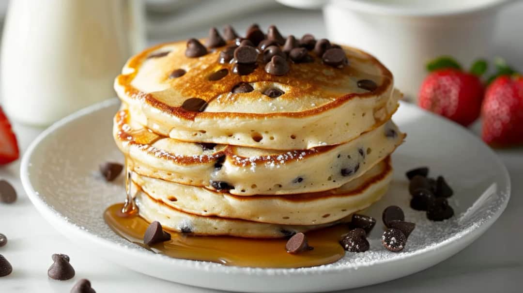 Pankejki dla niemowląt z mąki orkiszowej i mleka modyfikowanego