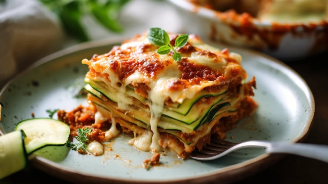 Wegetariańska Lasagne z Cukinii - Przepis i Smaki