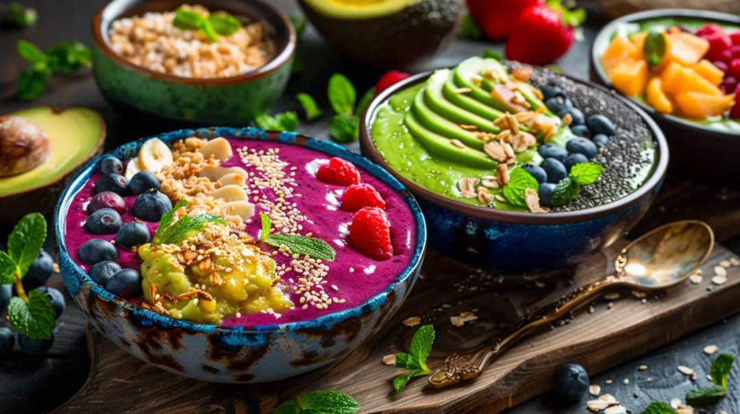 Pomysły na wegetariańskie śniadania: owsianki, smoothie bowle, tofu scramble