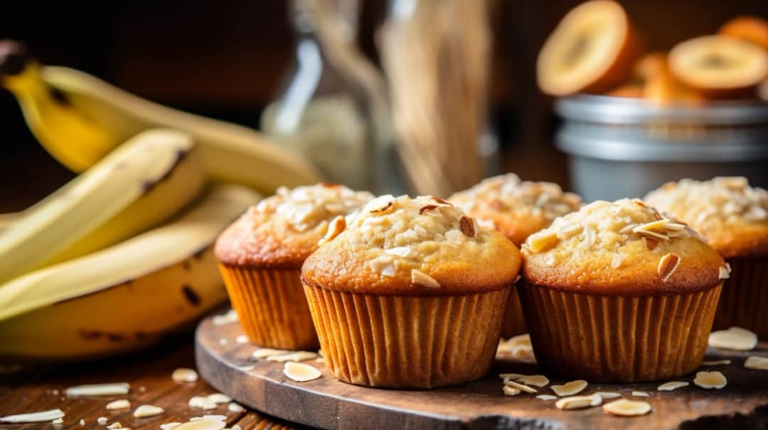 Babeczki Owsiane z Bananem - Pyszne i Zdrowe Muffiny